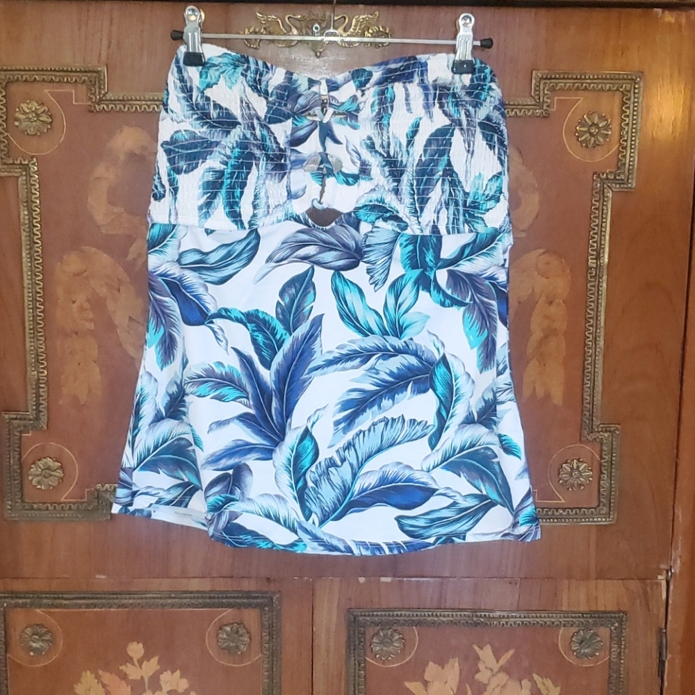 0401 Ibiza Smocked Bandeaukini